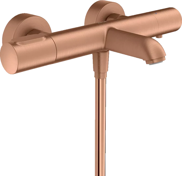 Hansgrohe Axor Citterio M Wannenthermostat Aufputz brushed red gold