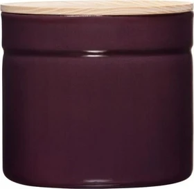 Riess Vorratsdose mit Eschenholzdeckel 1.49l aubergine