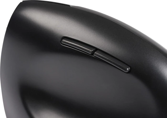 BakkerElkhuizen HandShake 3-Mode Vertical Mouse, schwarz/silber, USB/Bluetooth
