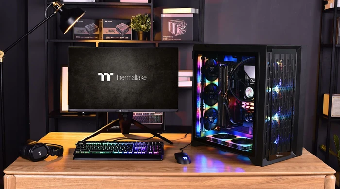 Thermaltake CTE C700 TG ARGB, schwarz, Glasfenster