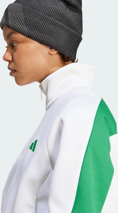 adidas Stadium Trainingsjacke weiß/grün (Damen)