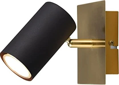 Trio Marley Spot 1-flammig schwarz/gold