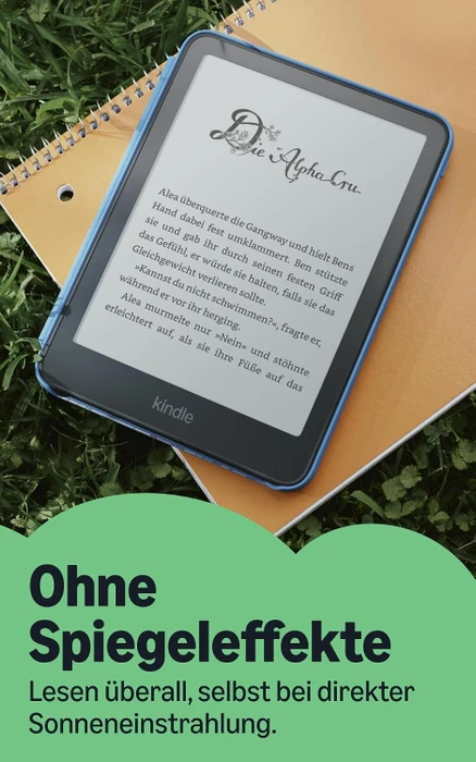 Amazon Kindle Paperwhite 13. Gen, 16GB Flash, ohne Werbung, Kids Edition, inkl. Hülle Türme in der Dämmerung [2026]