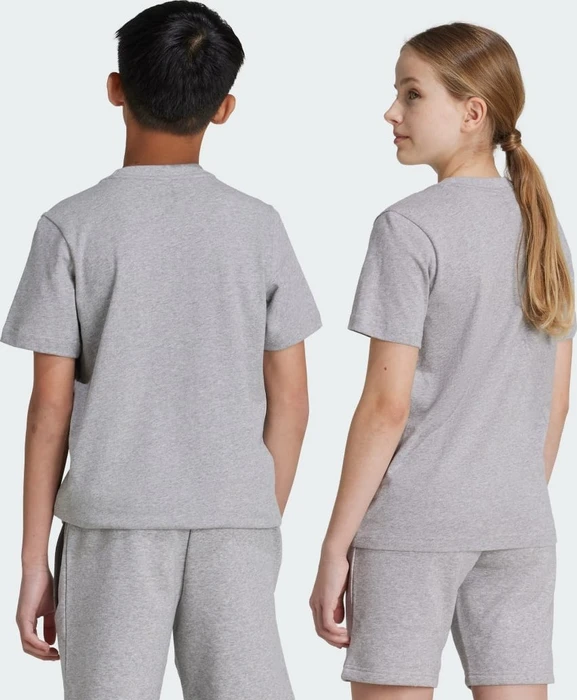 adidas Kids T-Shirt kurzarm medium grey heather (Junior)