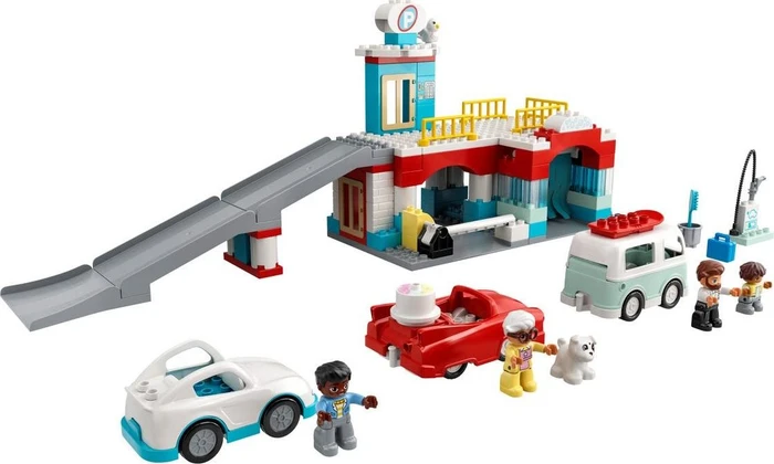 LEGO DUPLO - Parkhaus mit Autowaschanlage