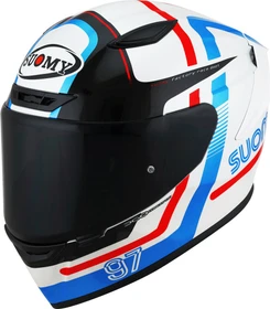 Suomy Track-1 Ninety Seven weiß/rot/blau