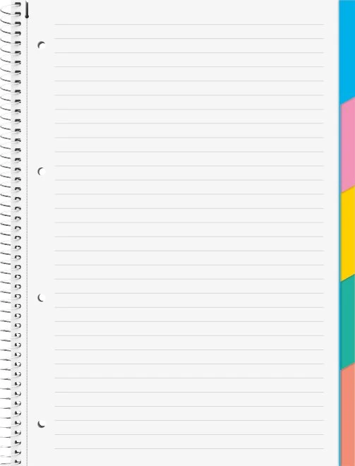 Brunnen Student Collegeblock, A4, liniert, blau, 80 Blatt (1067901) – Bild 2 von 2