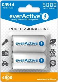 everActive Professional Line Baby C NiMH 5000mAh, 2er-Pack