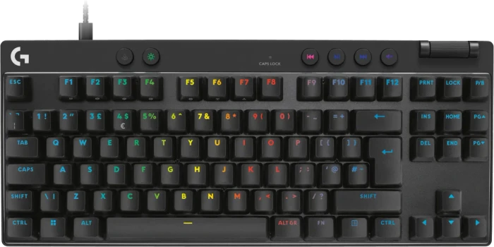 Logitech G PRO X TKL Rapid, schwarz, Magnetic Analog, USB, UK