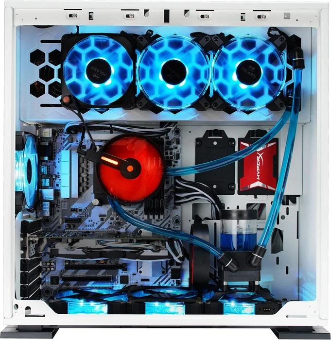 In Win 303 MSI Dragon Edition, weiß, Glasfenster