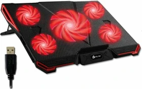 Klim Cyclone, Notebook-Stand/Notebook-Kühler 11-19", schwarz/rot