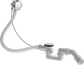 Duravit Universal Ab- und Überlaufgarnitur chrom
