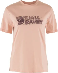 Fjällräven Lush Logo Funktionsshirt kurzarm chalk rose (Damen)