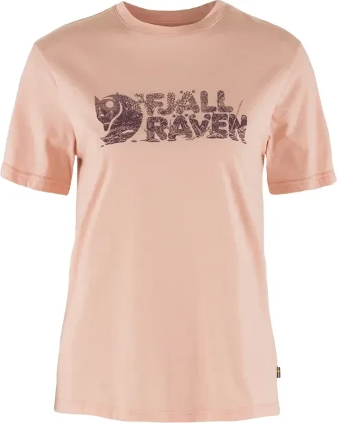Fjällräven Lush Logo Funktionsshirt kurzarm chalk rose (Damen)
