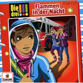 Die drei !!! Folge 63 - Flammen in der Nacht