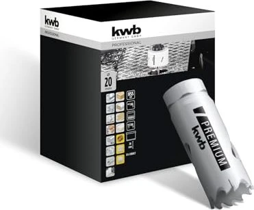kwb HSS-CO-Bi-Metall Lochsäge, 20x38mm, 1 Stück