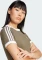 adidas 3-Streifen Slim Raglan T-Shirt kurzarm olive strata mel. (Damen) Vorschaubild