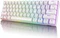 RK Royal Kludge RK61 60% Wireless, weiß, LEDs RGB, hot-swap, RK BLUE, USB/Bluetooth, US Vorschaubild
