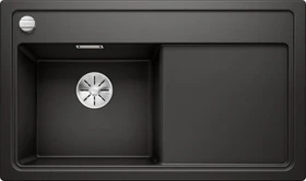 Blanco Zenar 45 S InFino Becken links mit Ablauffernbedienung schwarz