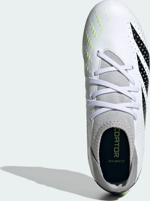 adidas Predator Accuracy.3 FG cloud white/core black/lucid lemon (Junior)