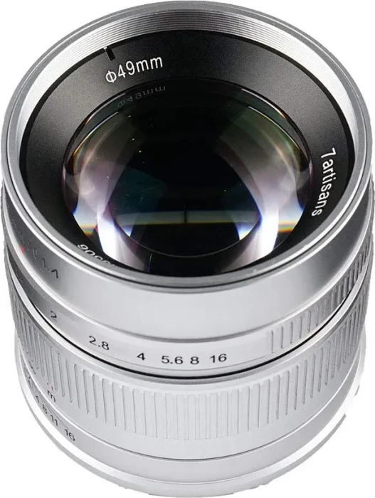 7artisans 55mm 1.4 für Fujifilm X silber