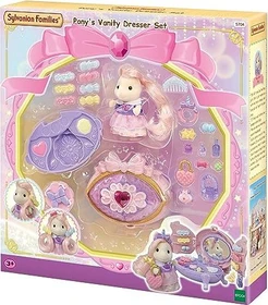 Epoch Sylvanian Families - Spiel-Sets - Schminkkommode mit Pony Figur