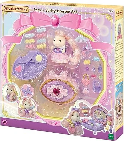 Epoch Sylvanian Families - Spiel-Sets - Schminkkommode mit Pony Figur
