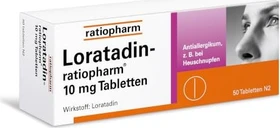 Loratadin-ratiopharm 10mg Tabletten, 50 Stück