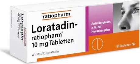 Loratadin-ratiopharm 10mg Tabletten, 50 Stück