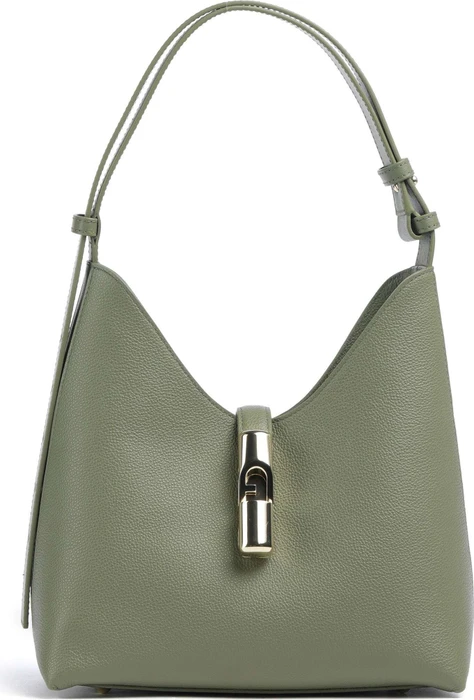 Furla Goccia S Schultertasche avocado