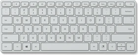 Microsoft Designer Compact Keyboard Gletscherblau, Bluetooth, DE