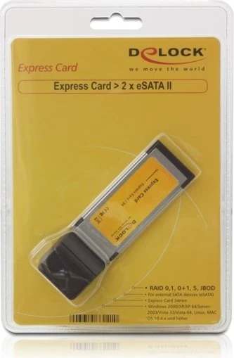 DeLOCK 2x eSATA, ExpressCard/34