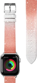 LAUT Ombre Sparkle Watch Strap für Apple Watch 38mm/40mm Peach