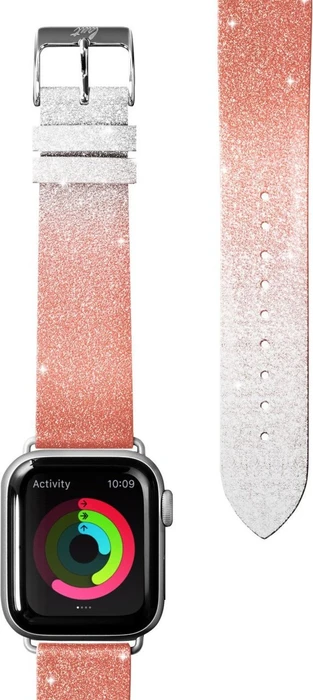 LAUT Ombre Sparkle Watch Strap für Apple Watch 38mm/40mm Peach