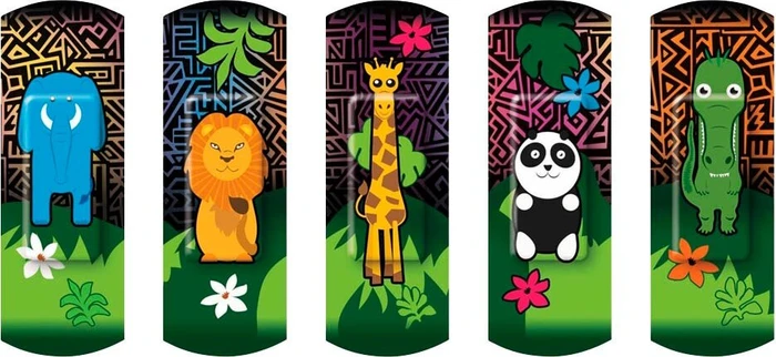 3M Nexcare Happy Kids Animals Pflasterstrips 2 Größen, 20 Stück