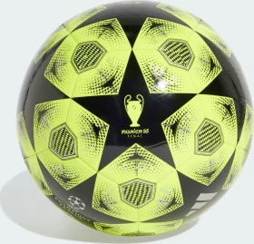 adidas UCL 2024/2025 Knockout Phase Club Fußball solar yellow/black/silver metallic