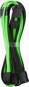 CableMod Pro ModMesh 12VHPWR PCI-e Extension, 3x 8-Pin PCIe Stecker auf 16-Pin PCIe 5.0 12VHPWR Stecker, Adapterkabel, schwarz/hellgrün, 45cm (CM-PCAB-16P3-N45KKLG-5PK-R)
