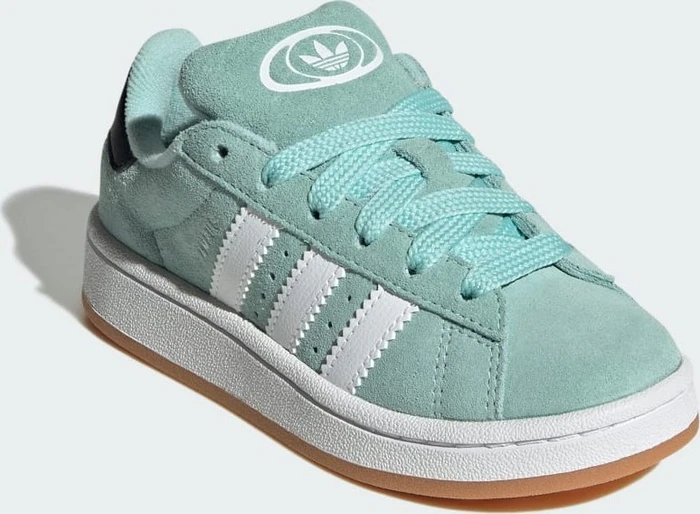 adidas Campus 00s Elastic Laces semi flash aqua/cloud white/gum (Junior)