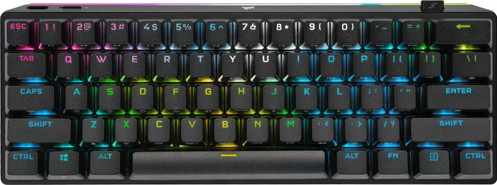 Corsair Gaming K70 PRO MINI Wireless, MX SPEED RGB Silver, USB/Bluetooth, US