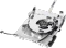 HP 1x 2.5" Einbaurahmen, silber Vorschaubild