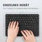 Perixx Periboard-526 Wired Mini Membrane Trackball Keyboard, schwarz, USB, UK Vorschaubild