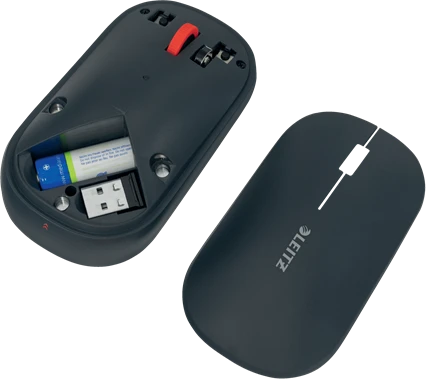 Leitz Cosy SureTrack kabellose Maus schwarz, USB/Bluetooth