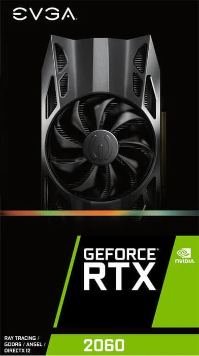 EVGA GeForce RTX 2060 Gaming, 6GB GDDR6, DVI, HDMI, DP
