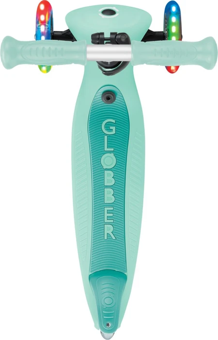 Globber Go Up Active Lights Kickboard dark mint/black