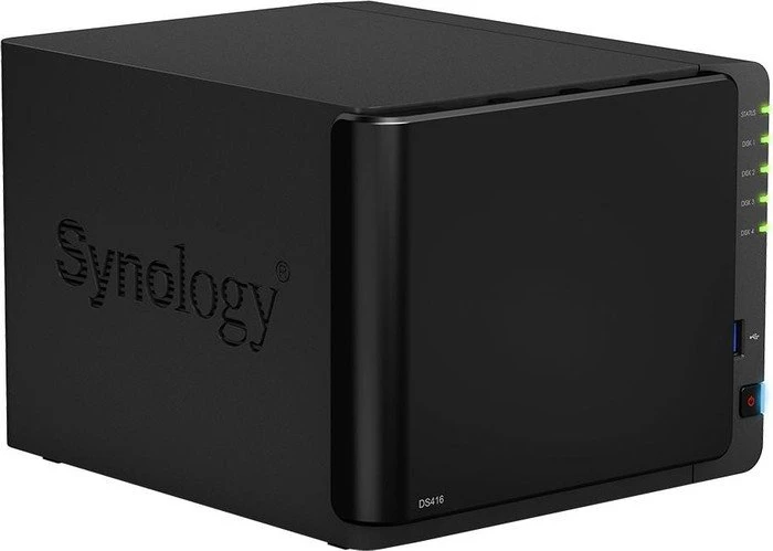 Synology DiskStation DS416, 1GB RAM, 2x RJ-45 1000Base-T, 3x USB-A 3.0