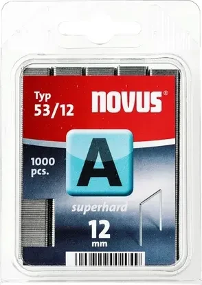 Novus Typ 53 superhart Tacker-Klammern, 12x11.3mm, 1000 Stück