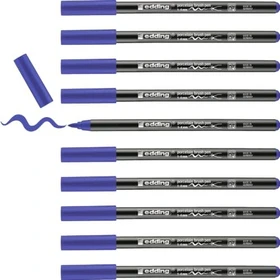 edding 4200 Porzellanpinselstift blau, 10er-Pack