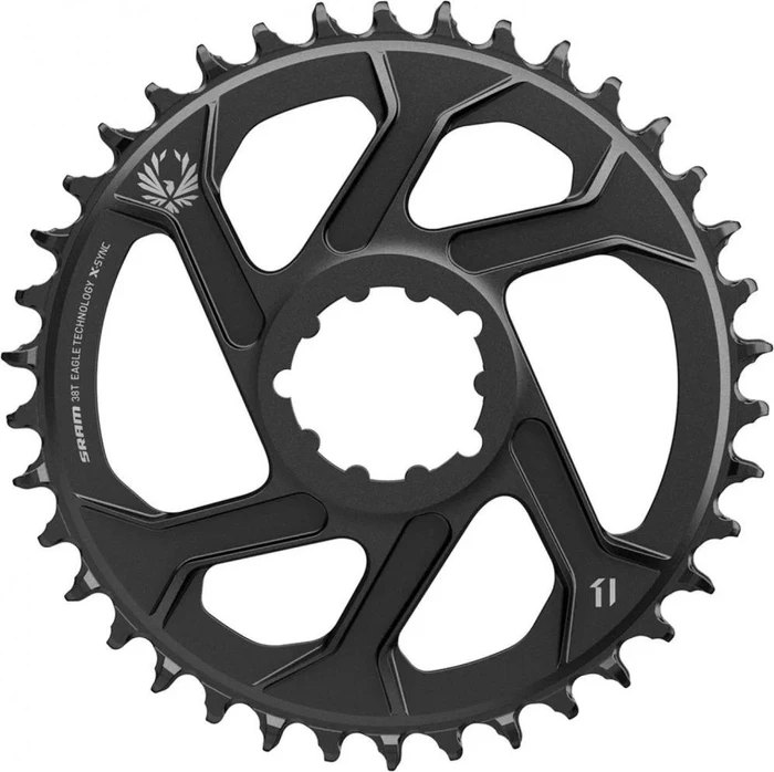 SRAM Eagle X-Sync 2 SL Direct Mount 6mm Offset 38 Zähne Kettenblatt schwarz