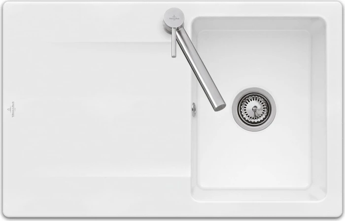 Villeroy & Boch Siluet 800x510mm Einbau Becken reversibel weiß alpin