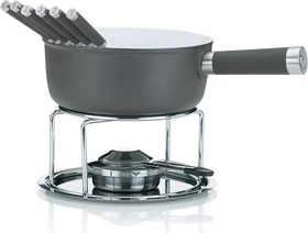 Kela Lancy Fondue-Set grau, 10-tlg.